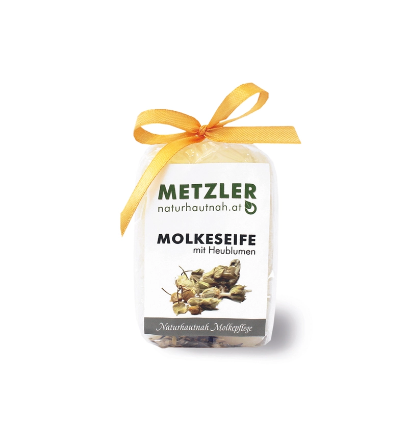 Molkeseife mit Heublumen