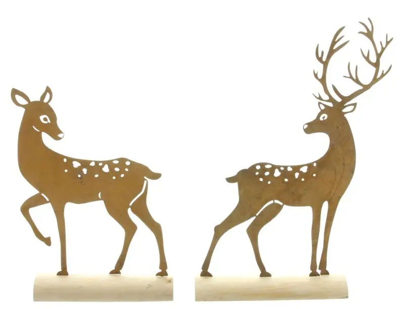Metalldeko "Hirsch" – Bild 2