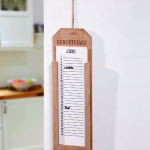 Memoboard Geburtstage