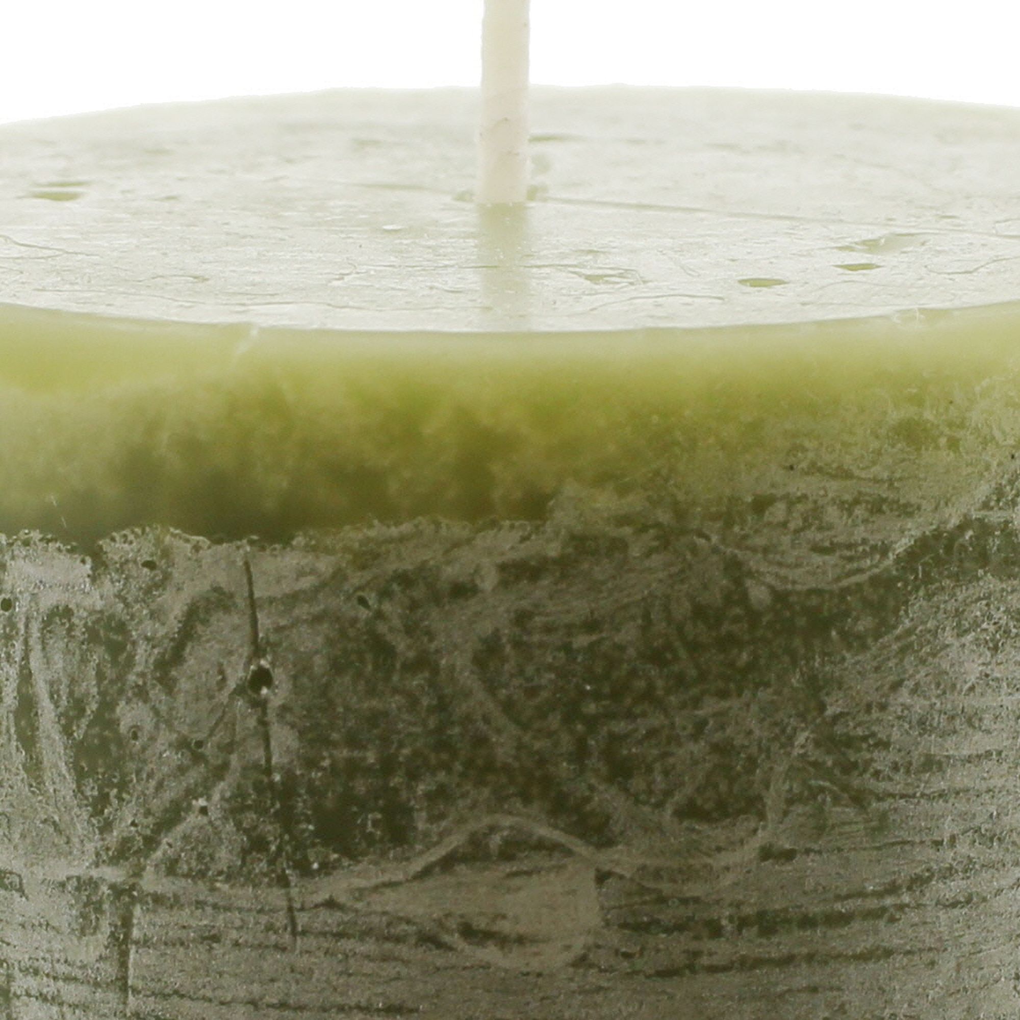 Kerze "rustic green" – Bild 3