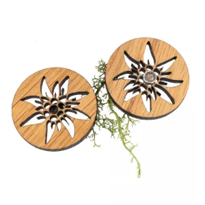 Holz Magnet Edelweiß