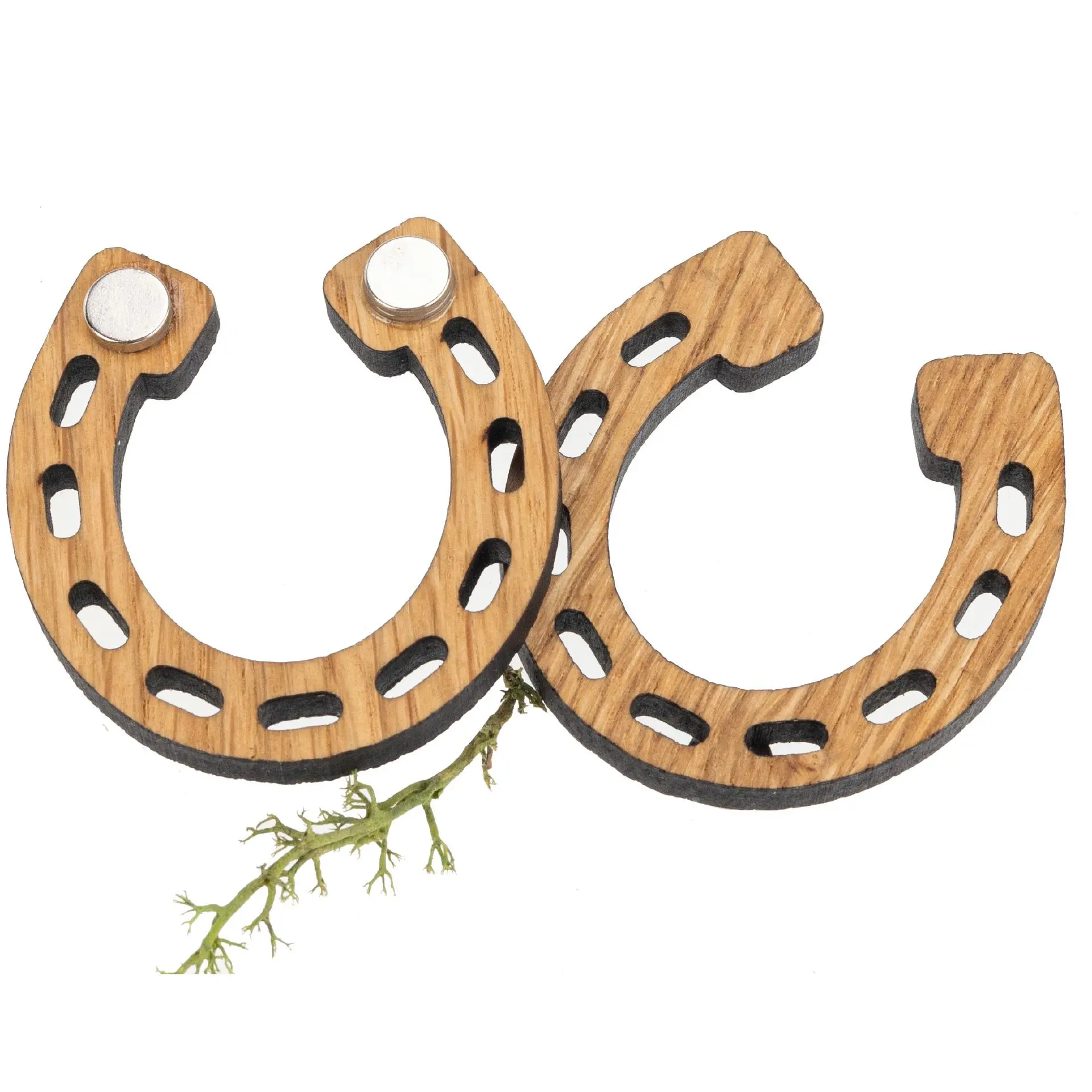 Holz Magnet Hufeisen