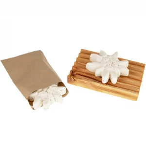 Naturseife mit Eselmilch - Handgemachte Seife aus den Alpen - Edelweißblüte