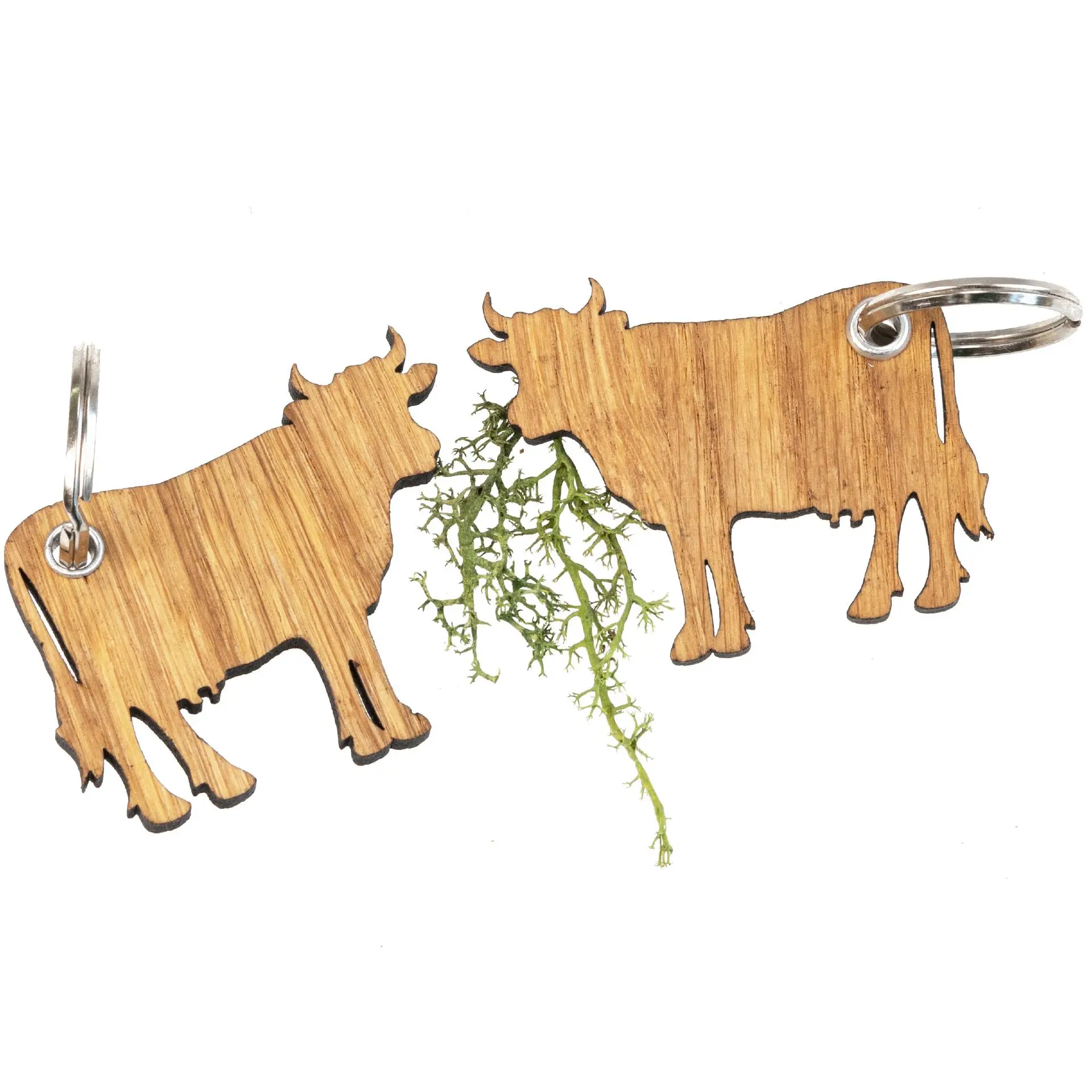 Schlüsselanhänger in Kuh Form