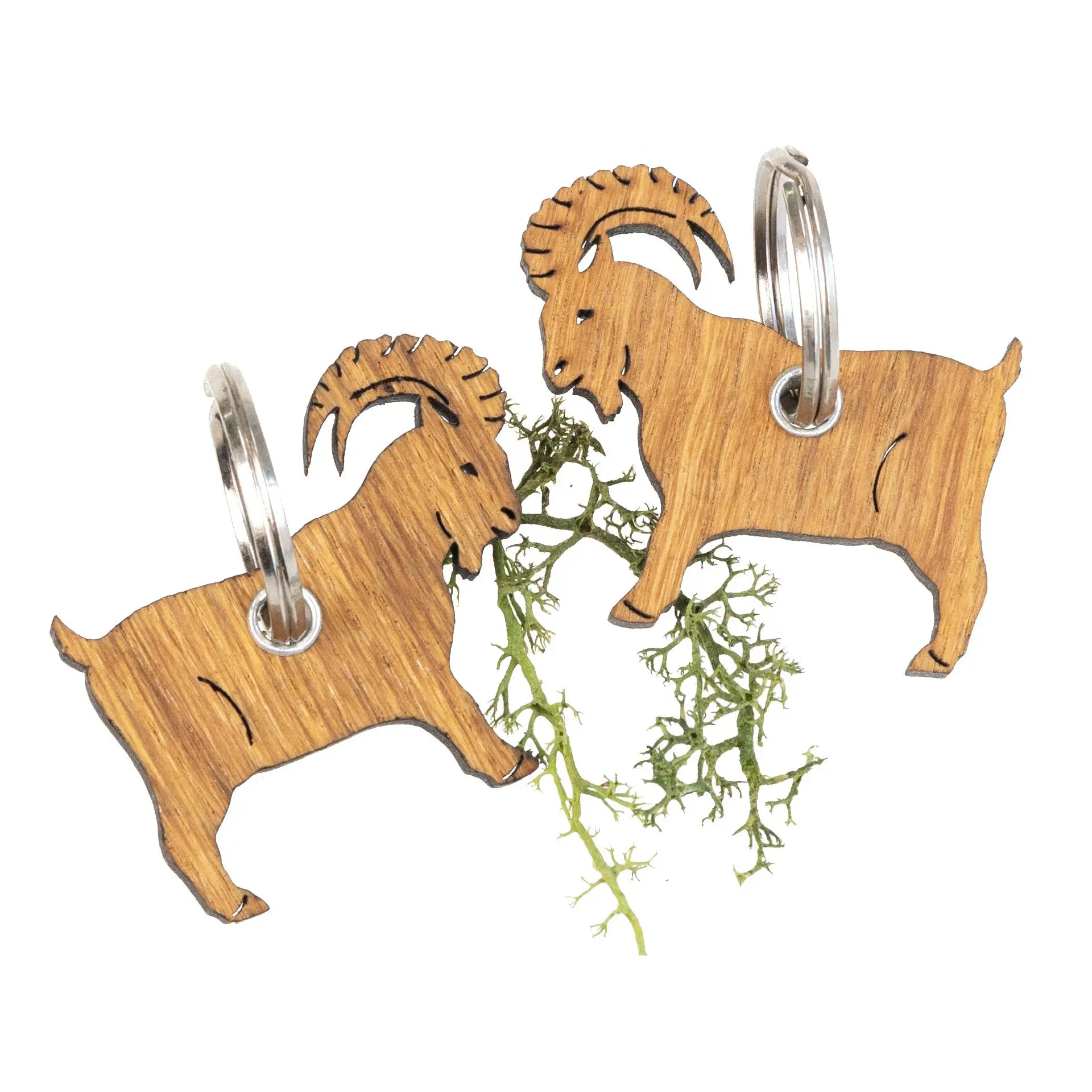 Schlüsselanhänger in Steinbock Form