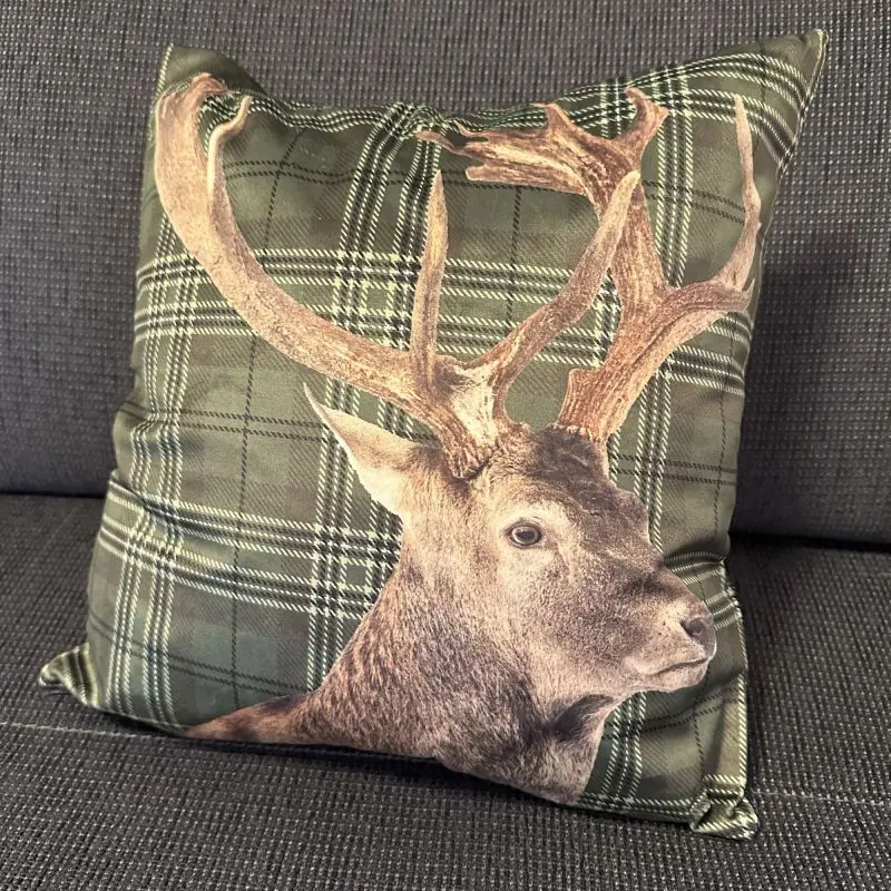 Kissenhülle "Cervo" grün