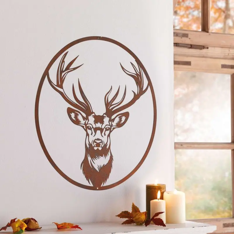 Wanddeko "Hirsch"