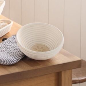 Gärkorb "Blümchen", rund